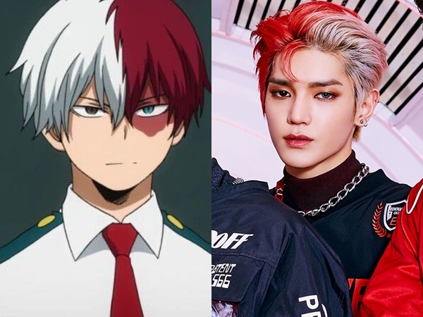 Warna Rambut Merah Putih, Taeyong NCT Dinilai Mirip Dengan Tokoh Anime Ini